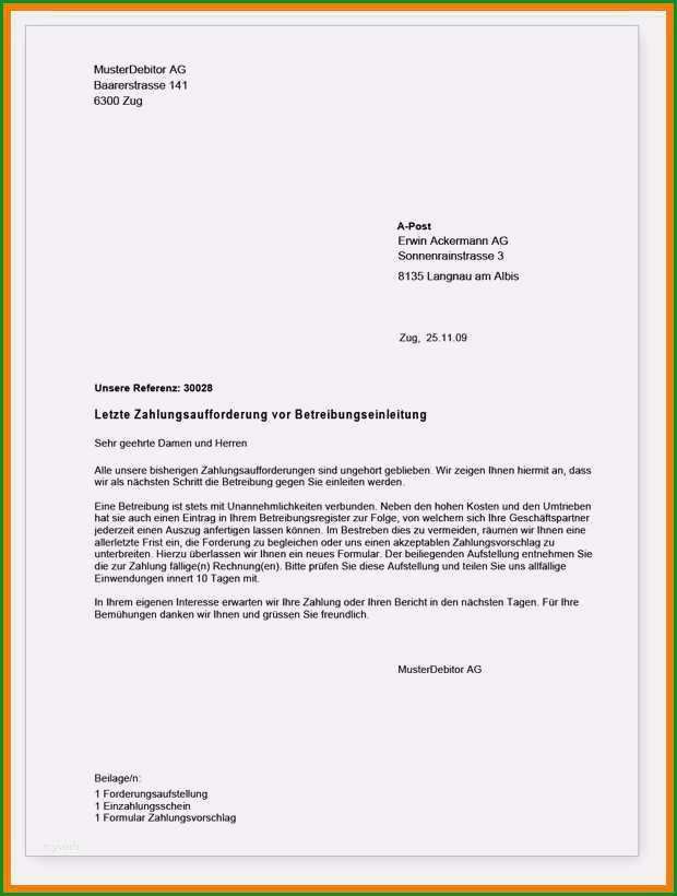 letzte mahnung englisch muster einzigartig vorlage mahnung beautiful