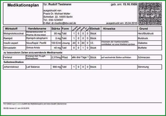 medikationsplan vorlage zum als pdf id