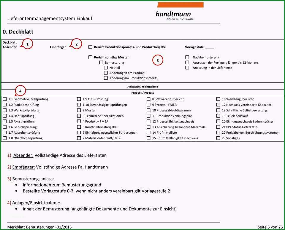 Merkblatt bemusterungen