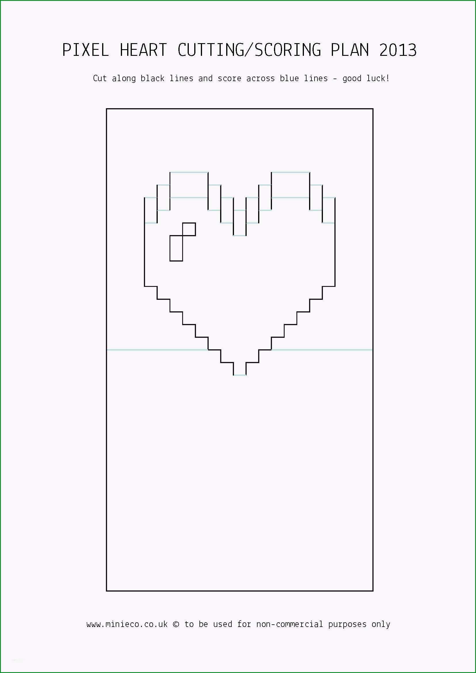 pop up karten vorlagen zum ausdrucken weihnachten erstaunlich pixel heart pop up card 07 crafts pinterest
