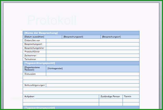 protokoll vorlage bewundernswerte protokollvorlage protokoll schreiben aufbau muster
