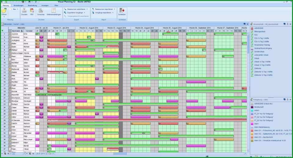 ressourcenplanung excel vorlage schon planungstafel 2