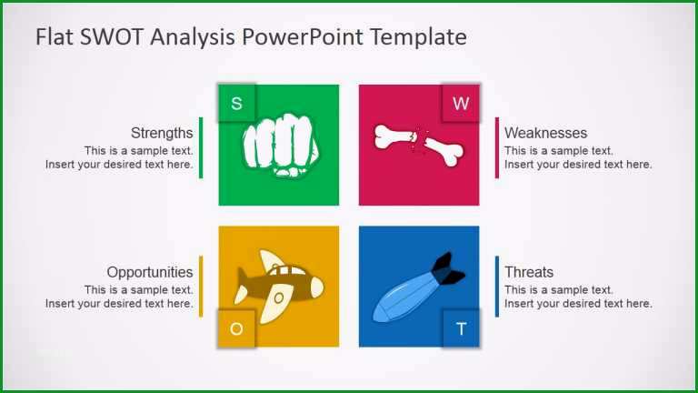 swot analyse vorlage powerpoint