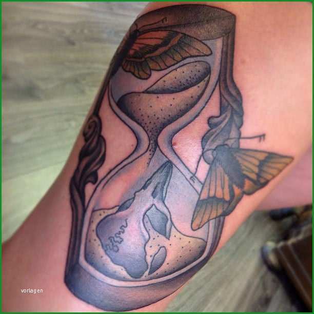 tattoo schwere zeiten sanduhr