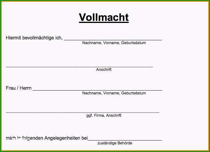 vorlage widerruf versicherung fabelhafte 12 vollmacht vorlage