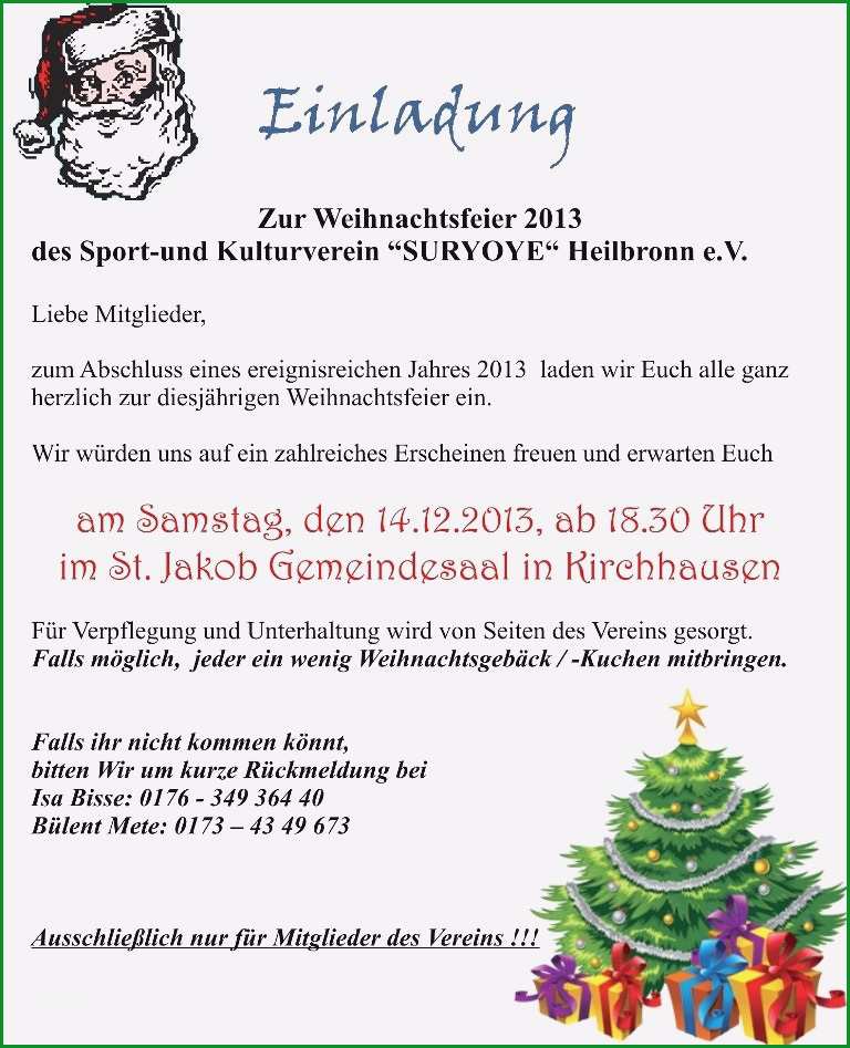 weihnachtsfeier einladung vorlagen