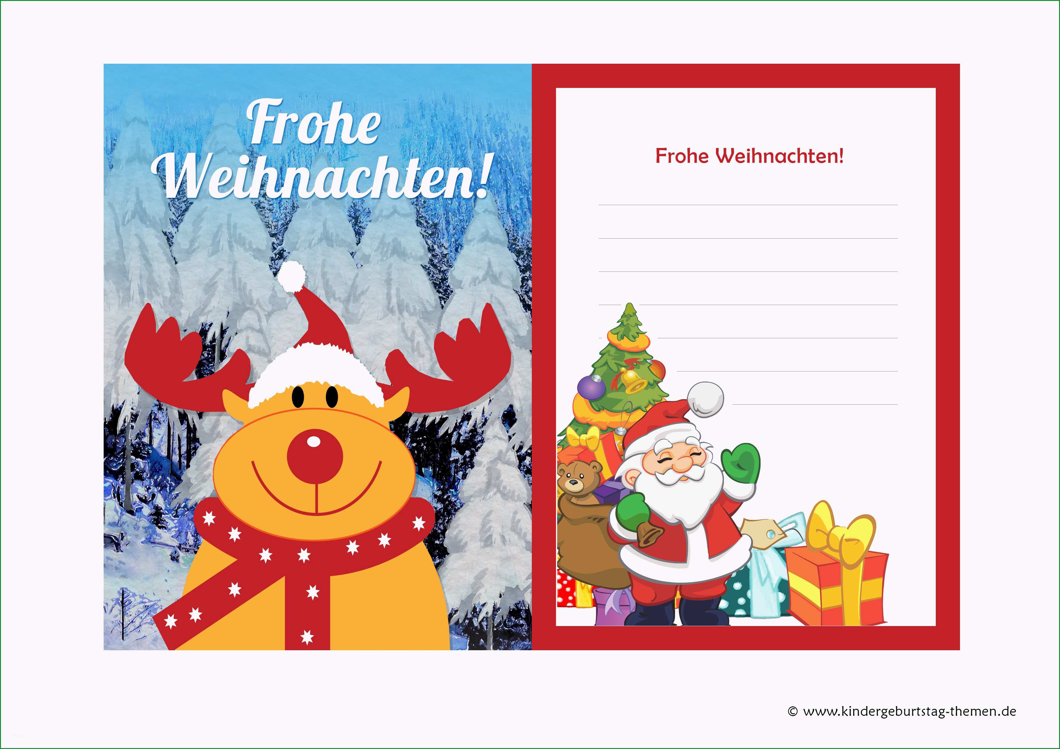 weihnachtskarten basteln mit kindern