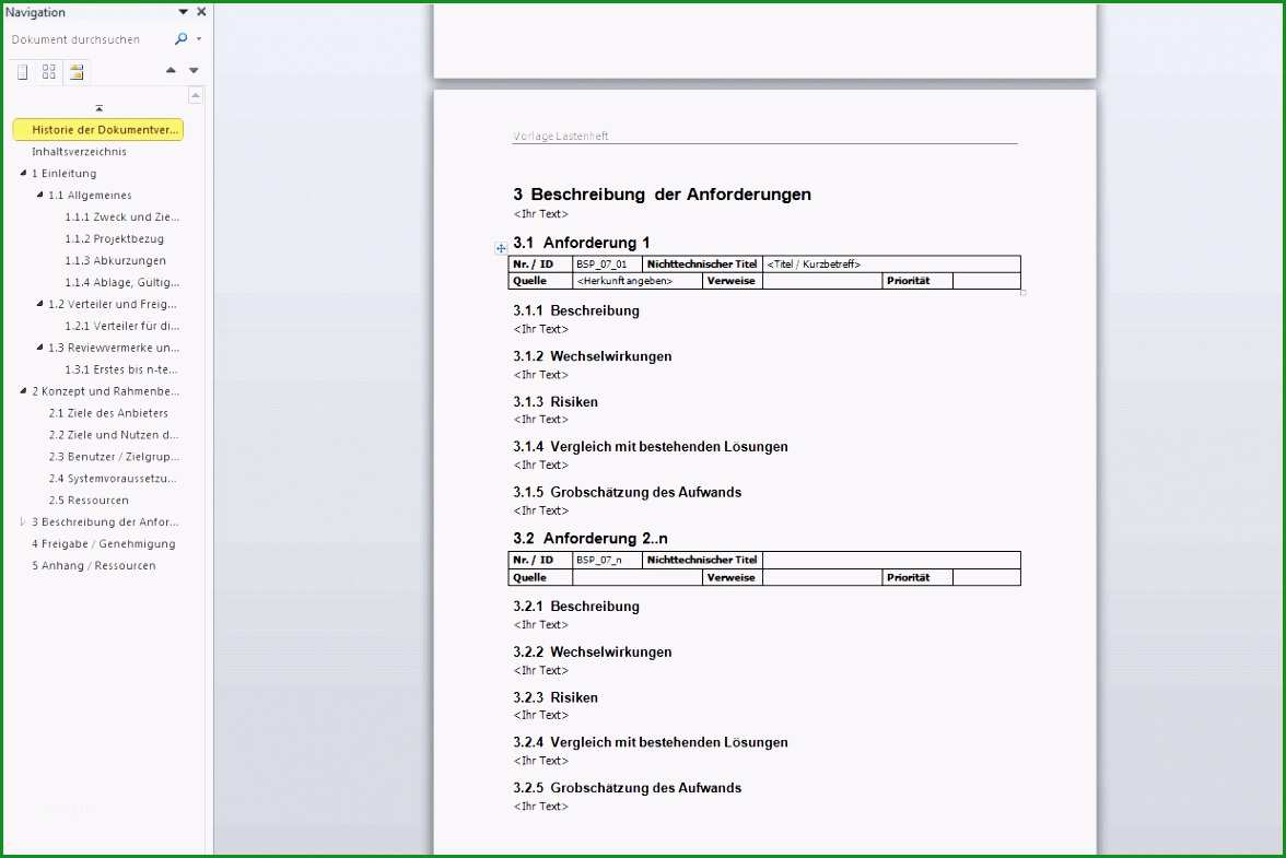 pflichtenheft muster hrsknf