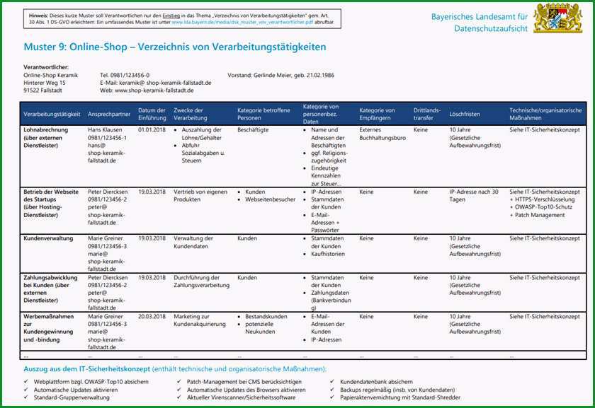 sicherheitskonzept muster