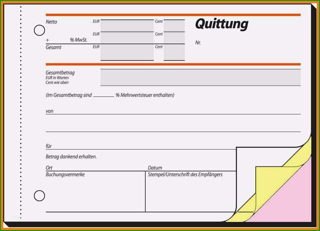 14 quittung ohne mehrwertsteuer vorlage