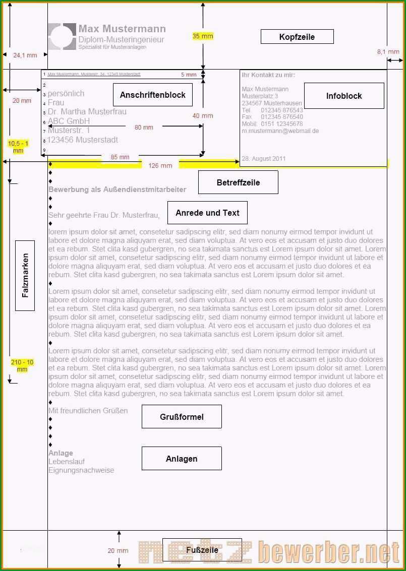 17 geschaftsbrief nach din 5008 muster