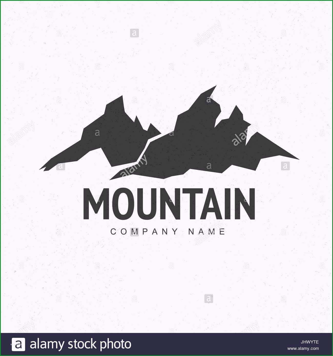 stockfoto der gipfel berge logo vorlage mit abstrakten hintergrund monochrom abstrakt gebirgshintergrund bergsteigen und reisen symbol