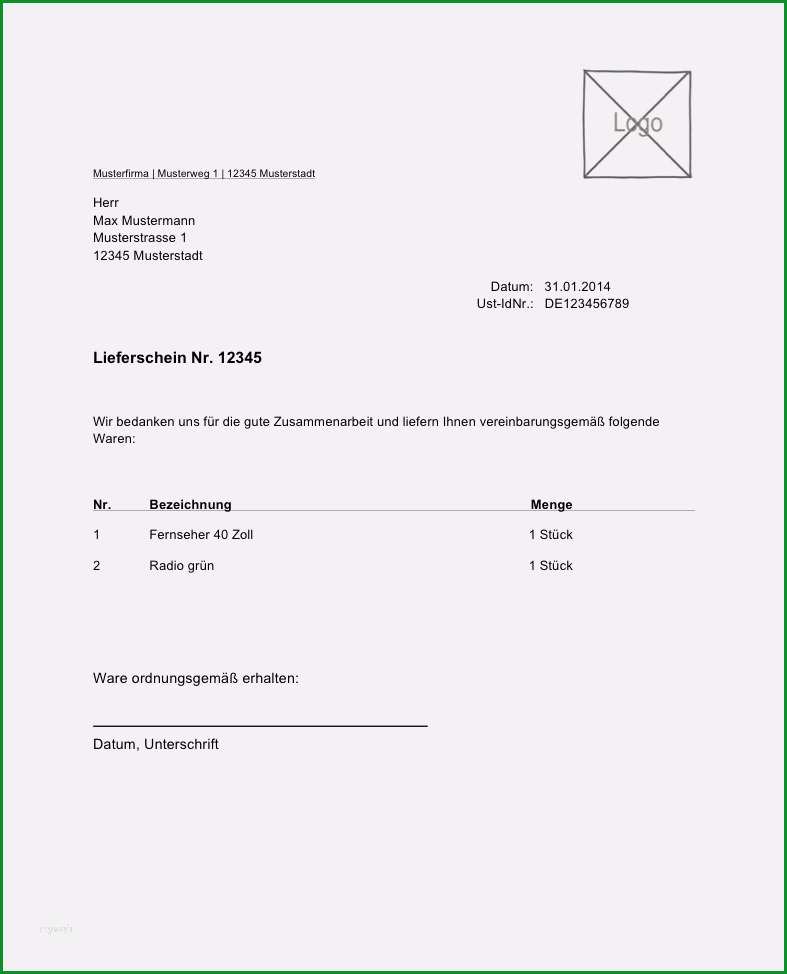 eigenbeleg vorlage pdf sus vorlage fur lieferschein zum kostenlosen