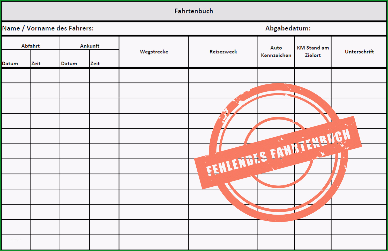 ein elektronisches fahrtenbuch zur vorlage beim finanzamt wird das berhaupt anerkannt