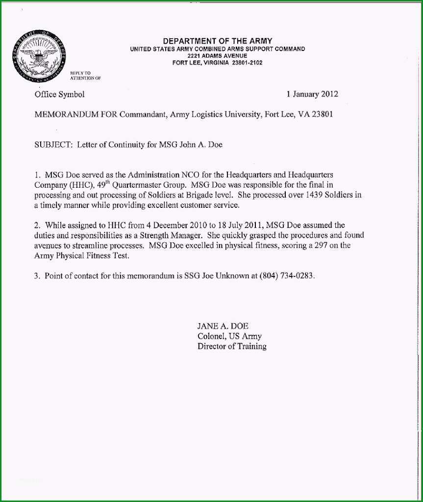 einzigartig vorlage 4d report army memorandum for record template images template
