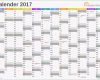 Erstaunlich Excel Kalender 2017 Kostenlos