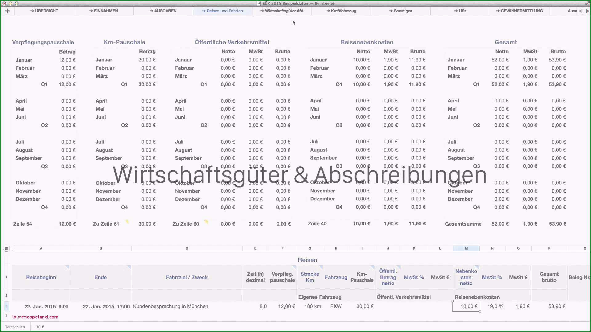 excel tabelle buchhaltung kostenlos