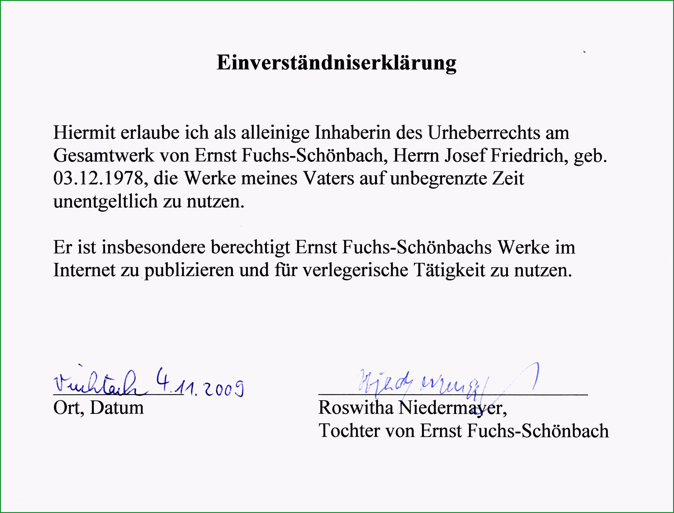 File Einverständniserklärung Ernst Fuchs Schönbach