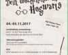 Erstaunlich Harry Potter Einladung Vorlage Schnste Prferenz Hogwarts