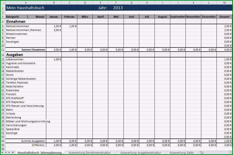 haushaltsbuch vorlage pdf erstaunlich einnahmen ausgaben excelhaushaltsbuch vorlage excel