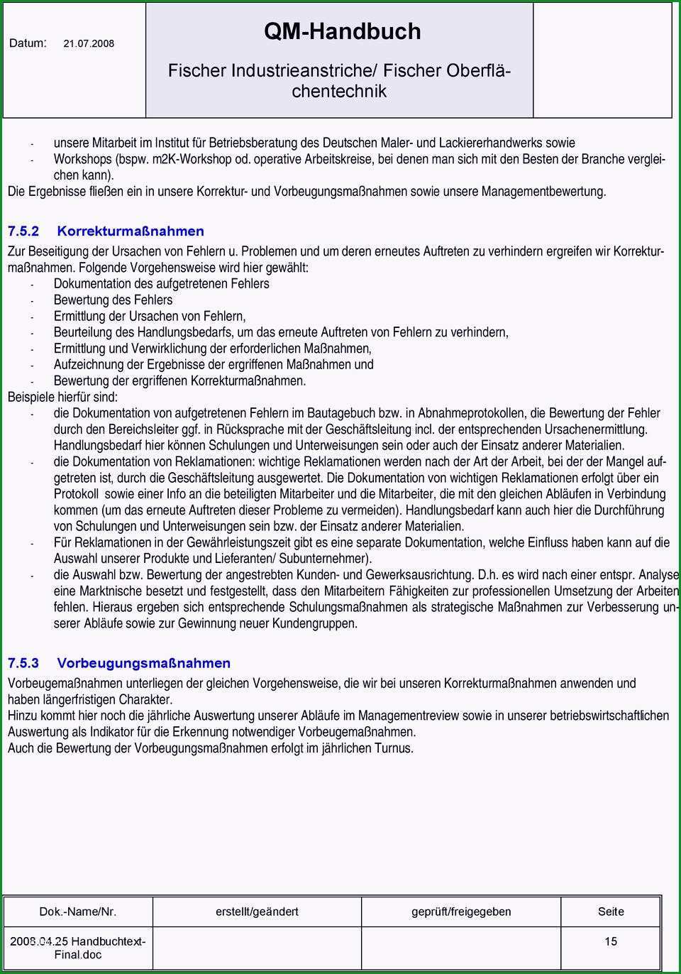 iso 9001 2015 handbuch vorlage luxus formulare fur das qualitatsmanagement pdf