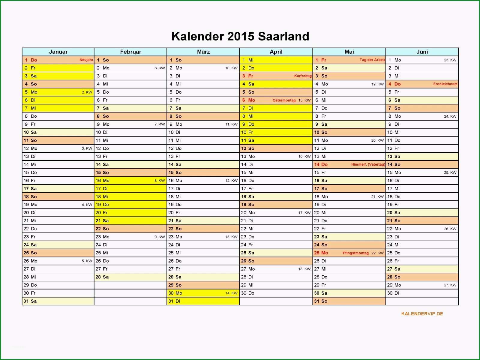 kalender 2015 saarland