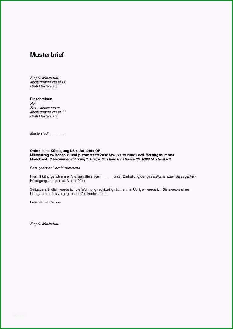 kundigungsbestatigung vermieter vorlage kostenlos einzigartig kundigung mietverhaltnis musterbrief vermieter kundigung