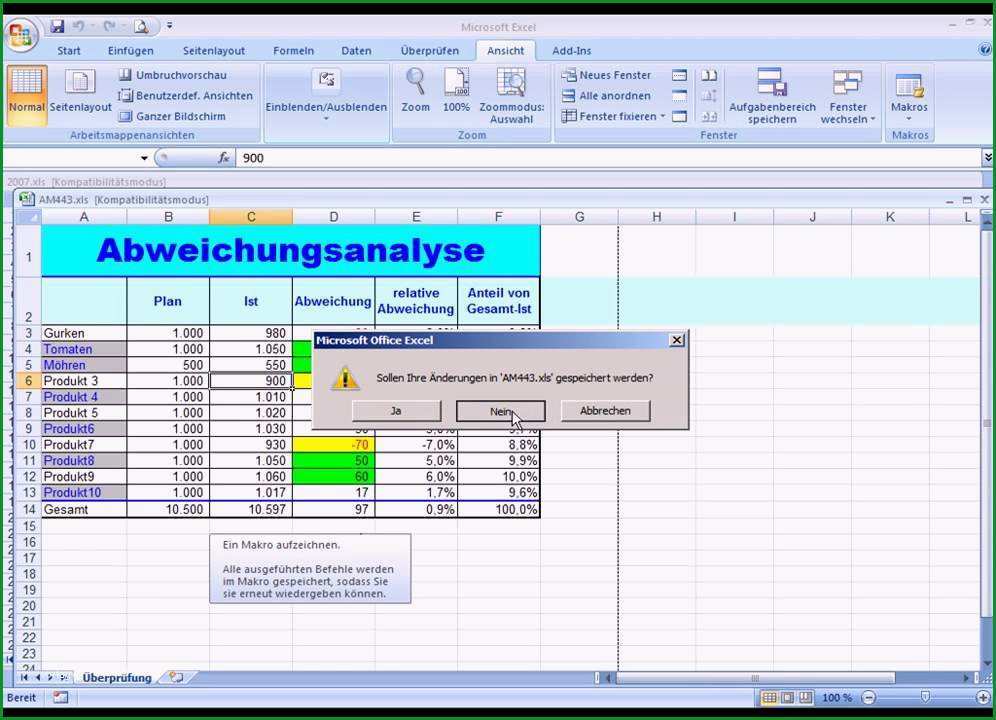 lastenheft vorlage excel