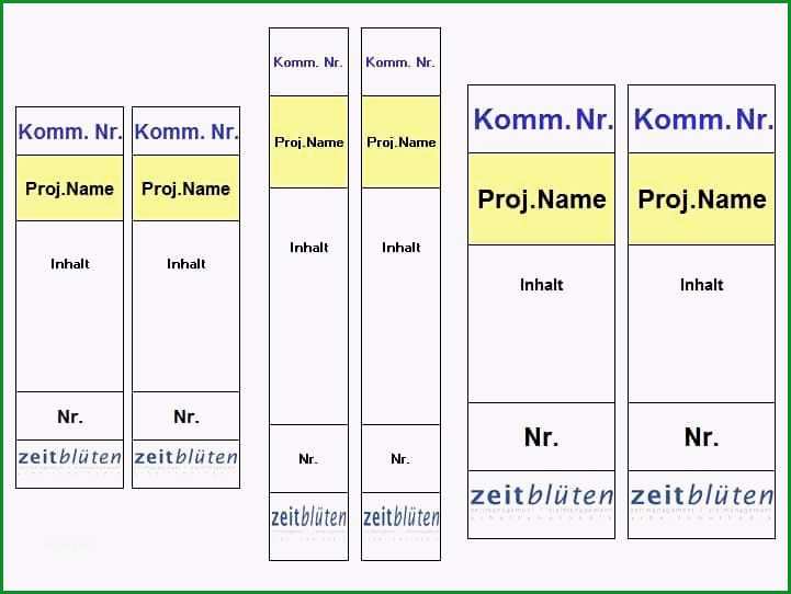 leitz ordnerrucken vorlage word