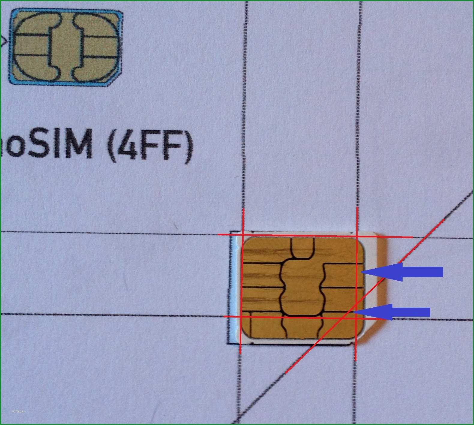 nano sim karte selber herstellen