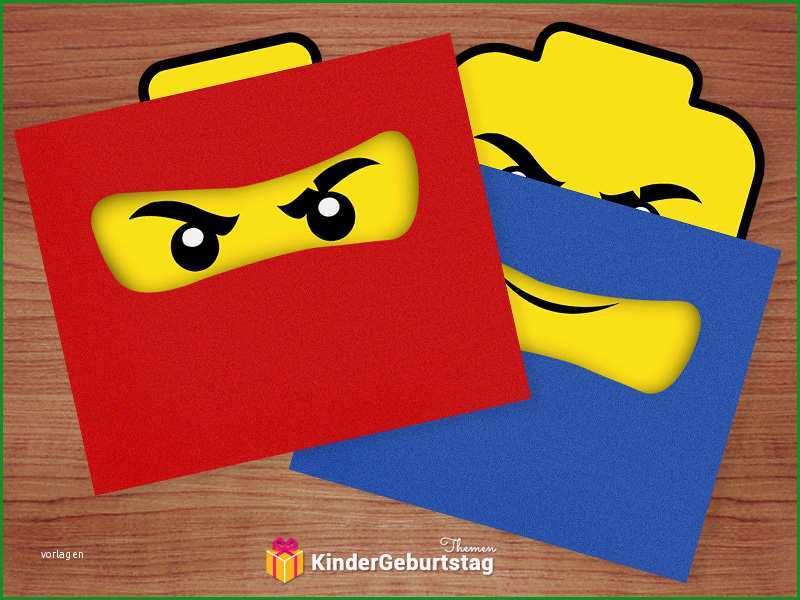 Ninjago Einladungskarten Zum Ausdrucken Geburtstag Einladung