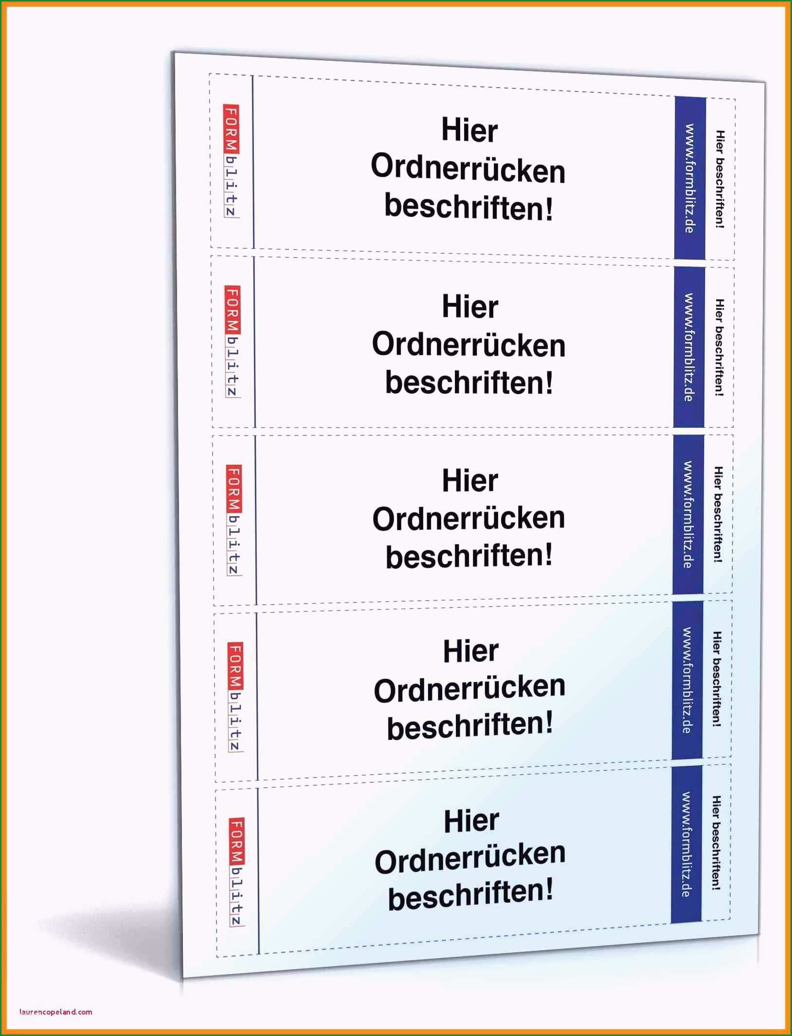 ordner register beschriftung vorlage