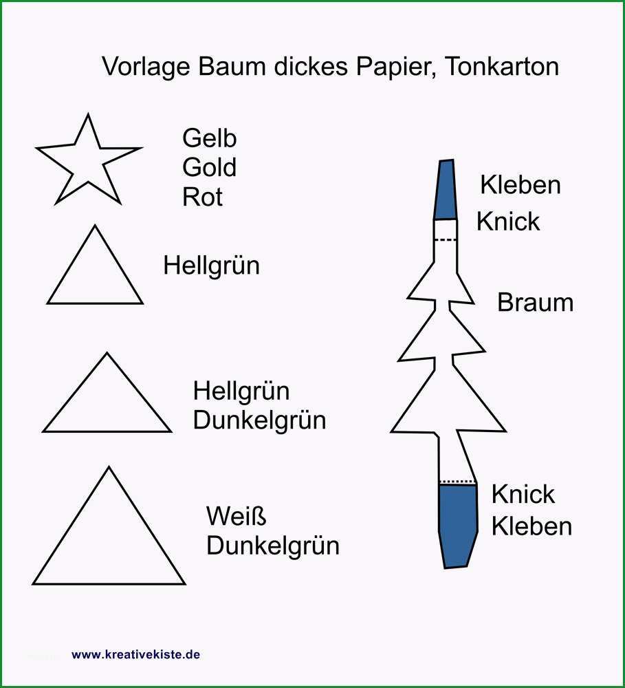 pop up tannenbaum basteln papier