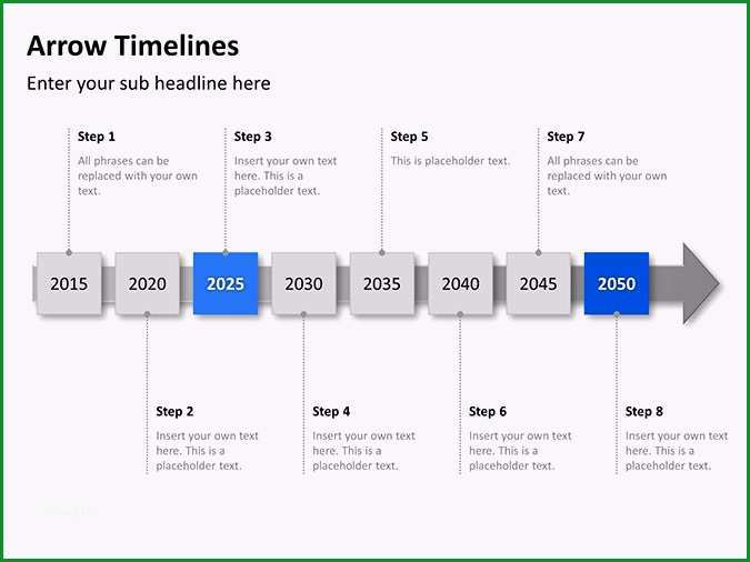 powerpoint vorlage zeitstrahl