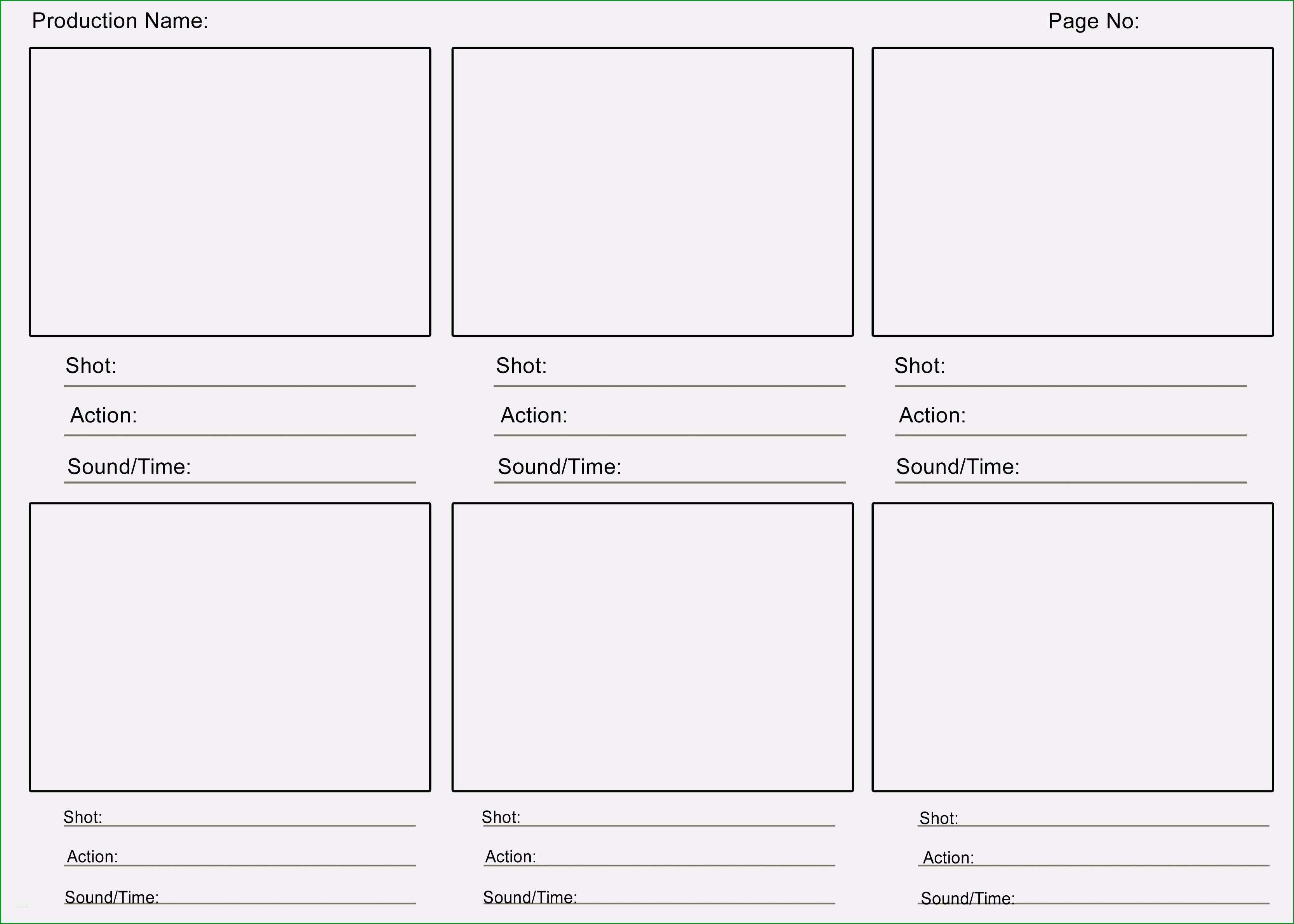 storyboard template ppt