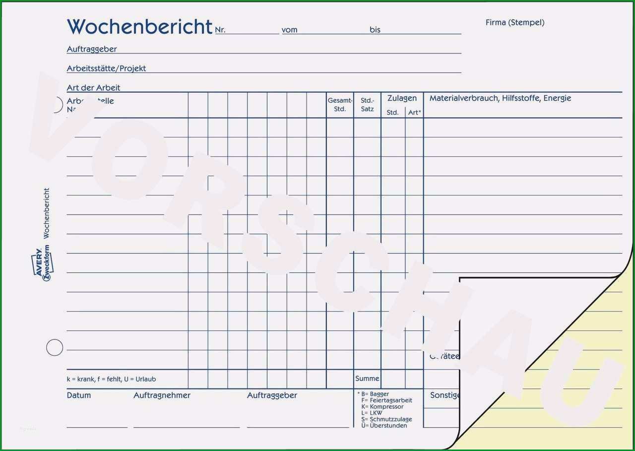 tagesbericht vorlage kostenlos