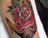 Erstaunlich Tattoovorlage Anker Mit Rose
