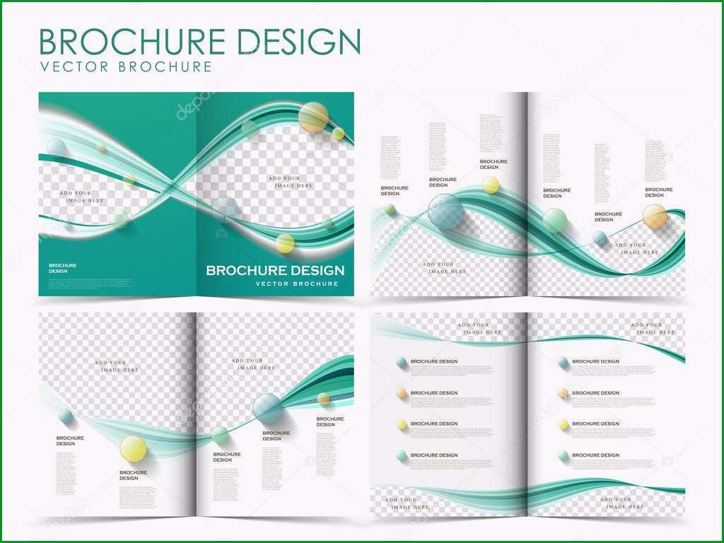 stock illustration vector brochure layout design template