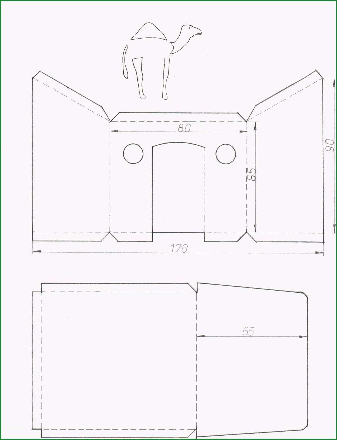 vorlage haus basteln