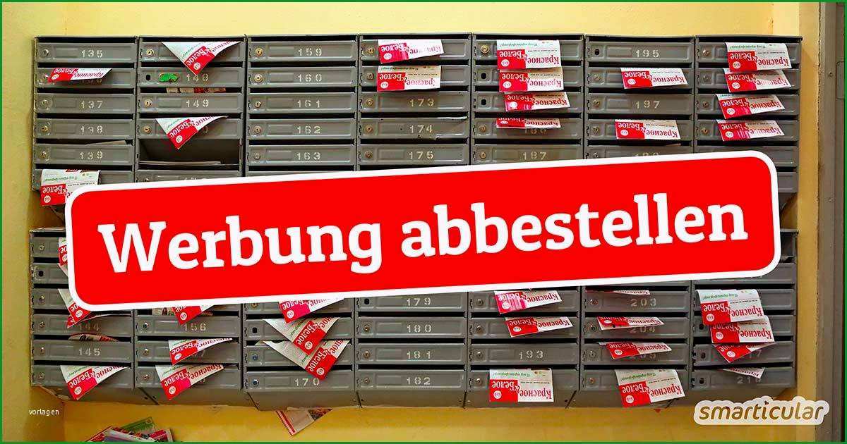 Erstaunlich Werbung Abbestellen Rechtswirksam Mit Widerspruchs Vorlage