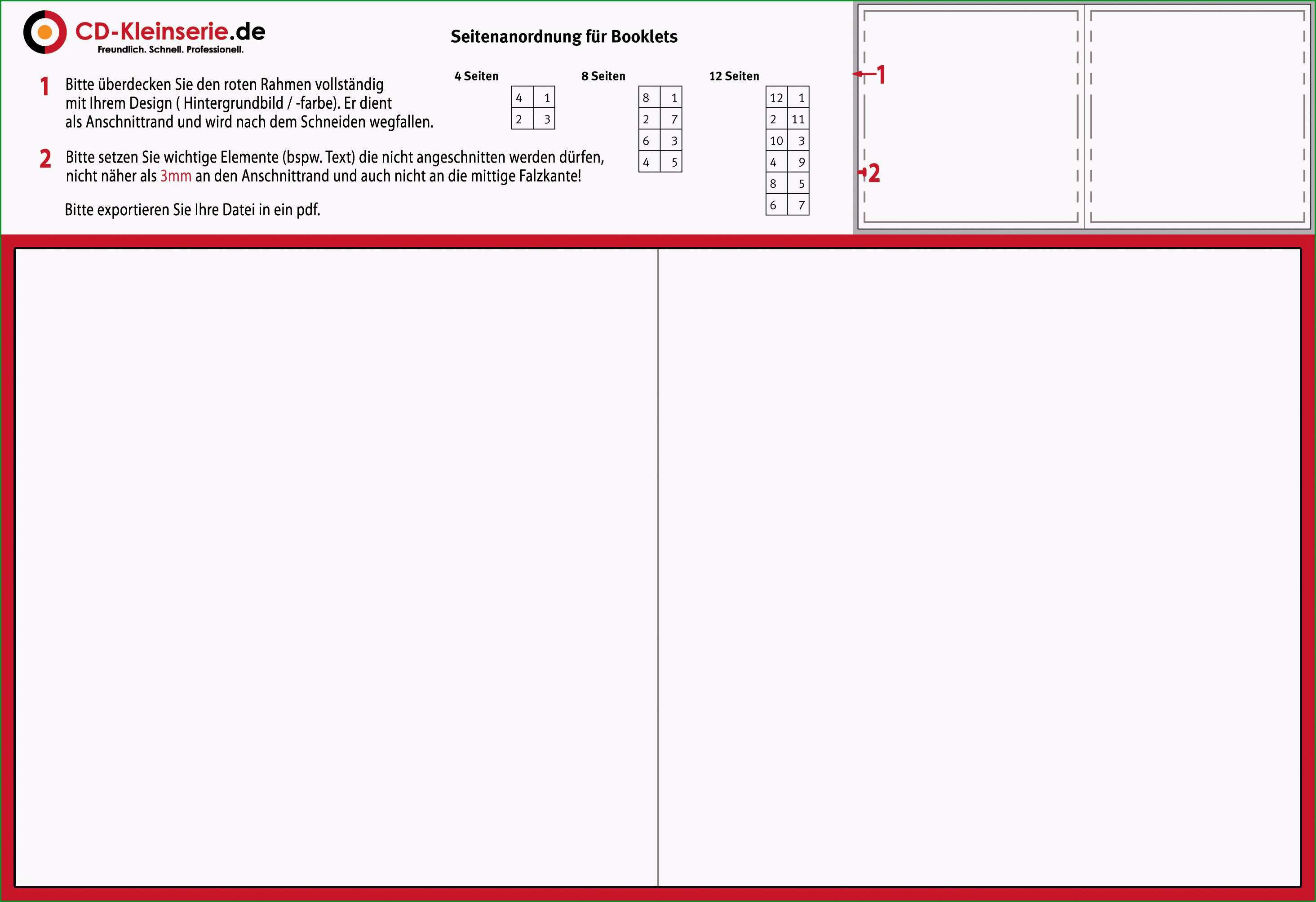 word vorlage cd booklet dvd inlay template 4