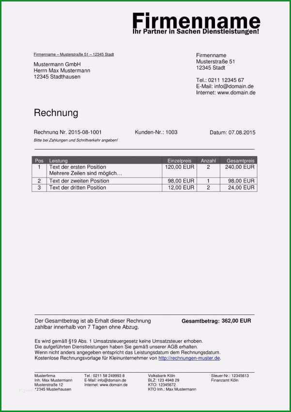 12 rechnung stundenlohn