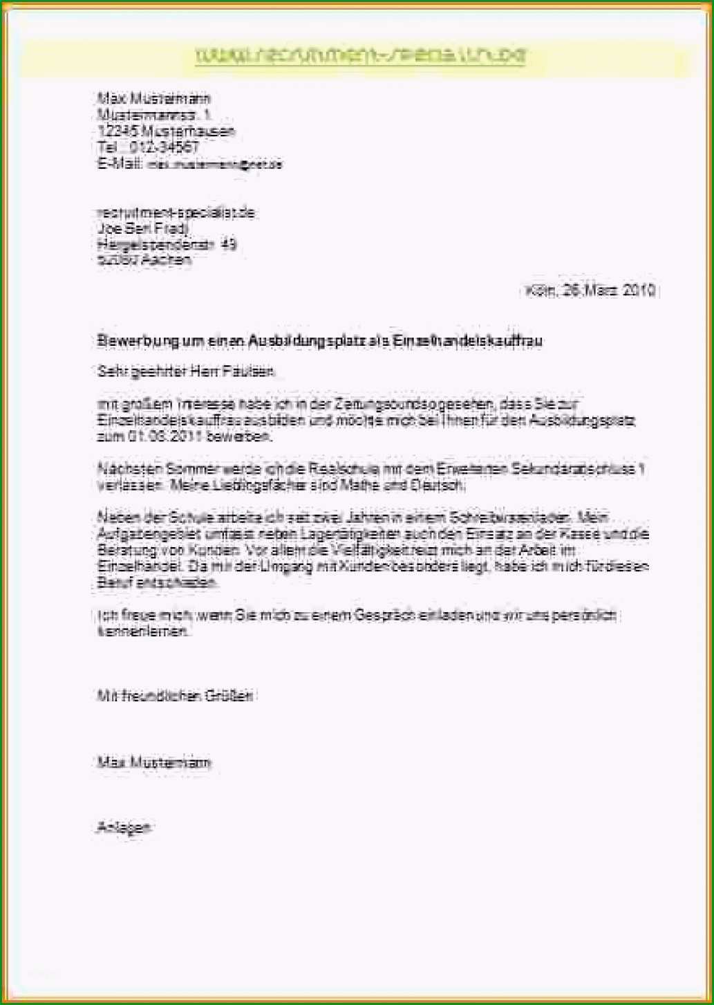 13 anschreiben ferienjob