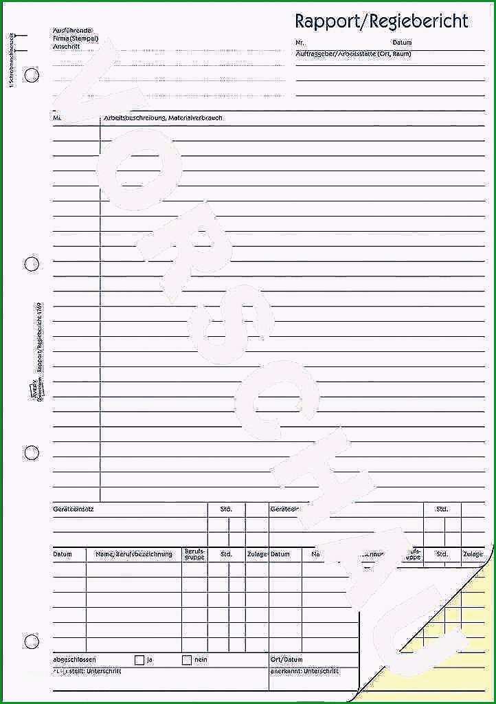 16 regiebericht vorlage