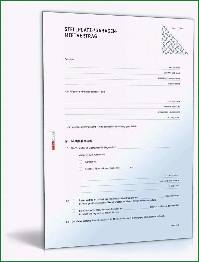 mietvertrag stellplatz vorlage