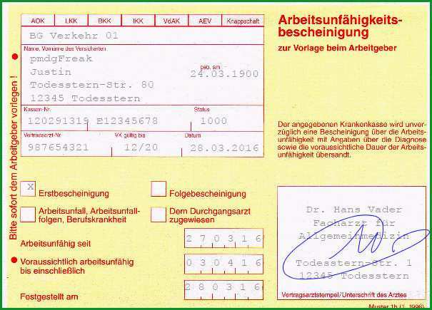 krankmeldung vorlage pdf