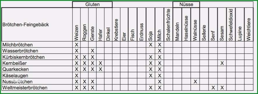 allergene speisekarte vorlage