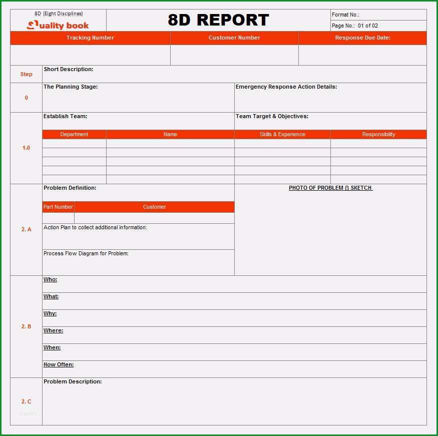 8d report vorlage xls schon great 8d report template ideas resume ideas namanasa