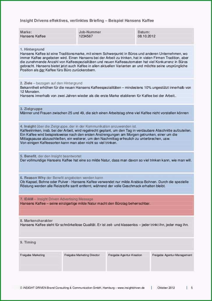 agenturen richtig briefen white paper insight driven gmb h