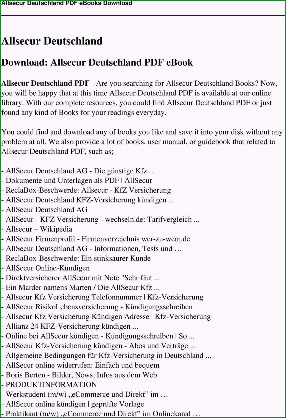 Allsecur deutschland allsecur deutschland pdf ebook